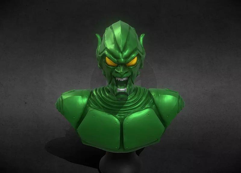 Green Goblin Bust - Spiderman 1 - 3D Printable