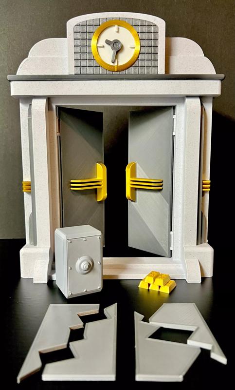 Batman The Animated Series DC Collectibles Gotham Bank Playset