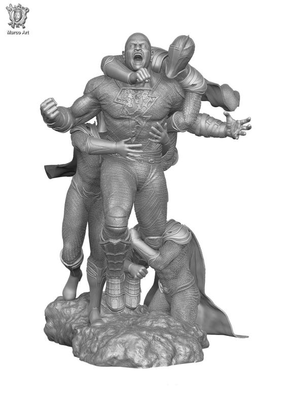 Black Adam  Doctor Fate stl file