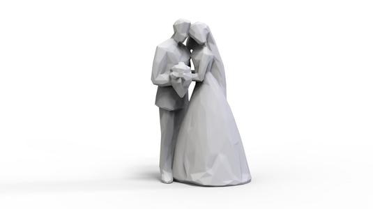 Wedding couple figurine / Figurine Couple Mariage