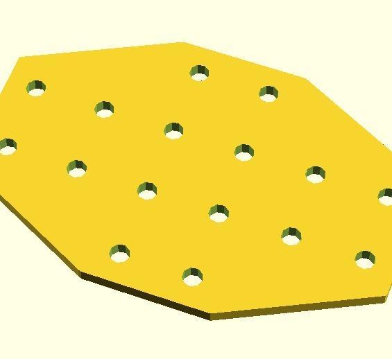 16 hole cross joining plate 4040