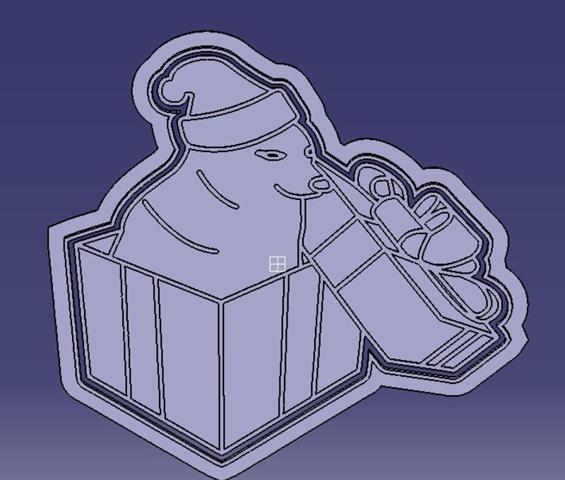 Cheem Meme Christmas Christmas Cookie cutter