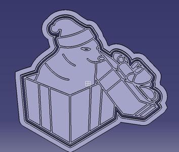 Cheem Meme Christmas Christmas Cookie cutter