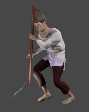 Farmer for nativity scenes - dioramas