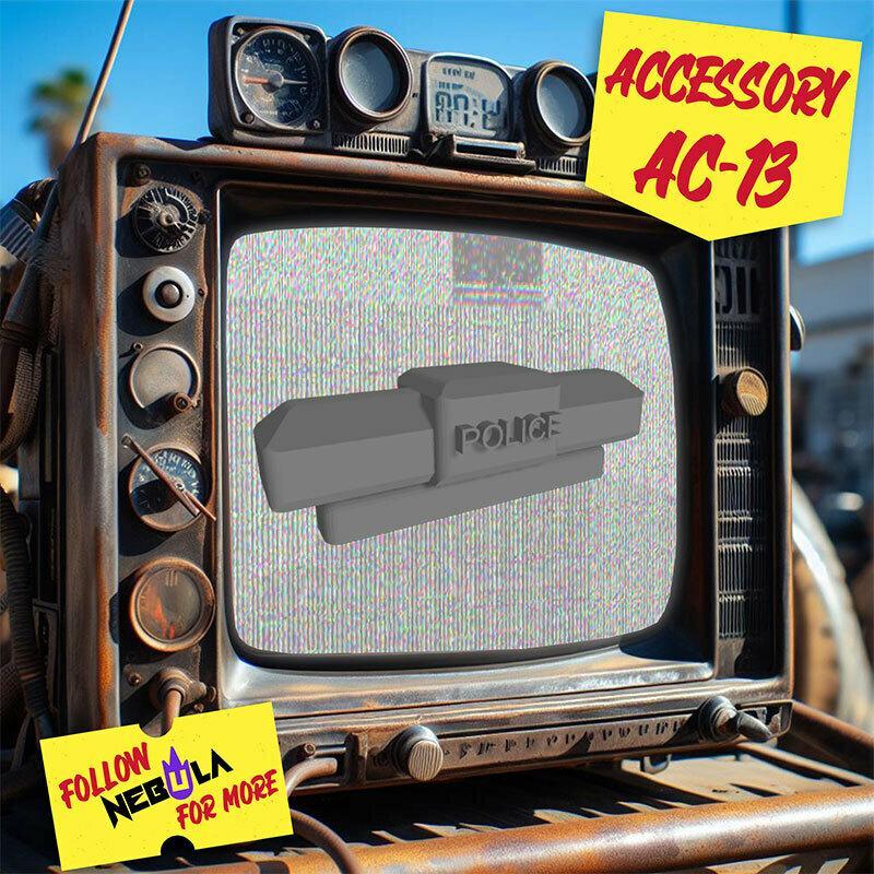 Gaslands Accessory Police Gallery AC13 - 3D STL files [1:64]