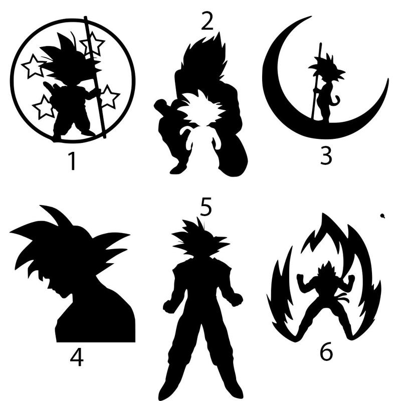 Dragon Ball Silhouettes Wall Decoration Set