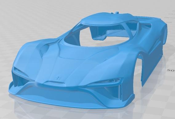 NIO EP9 2017 Printable Body Car