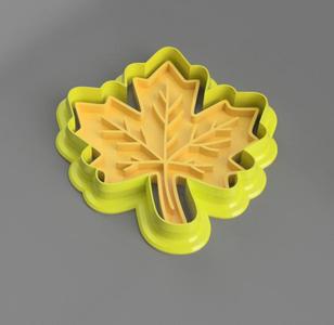 Maple Leaf Cookie Cutter 🍁 (3.5" / 8.9 cm)