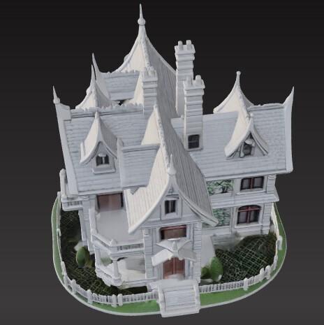 Moonlight House – 3D Printable Gothic Building