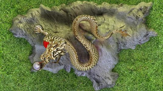 3D Dragon monster