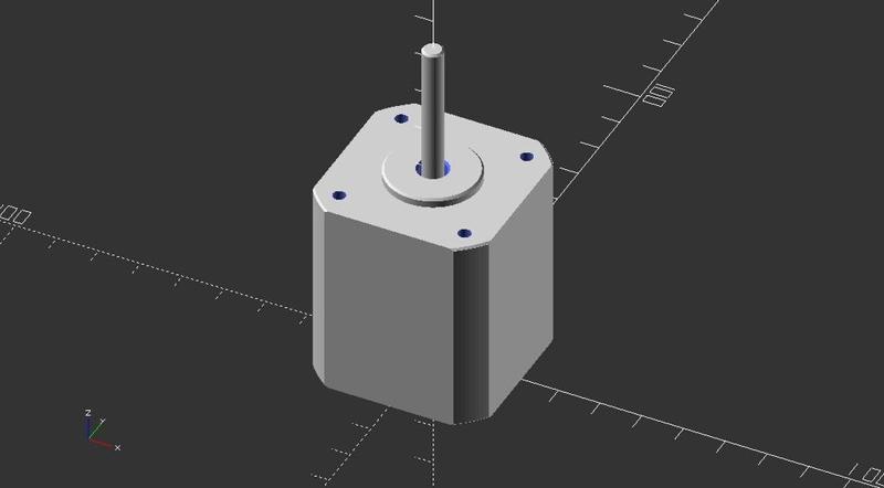 Kysan 42BYGH302 Stepper Motor Model