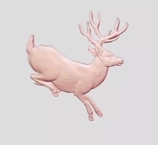 high quality high poly deer
