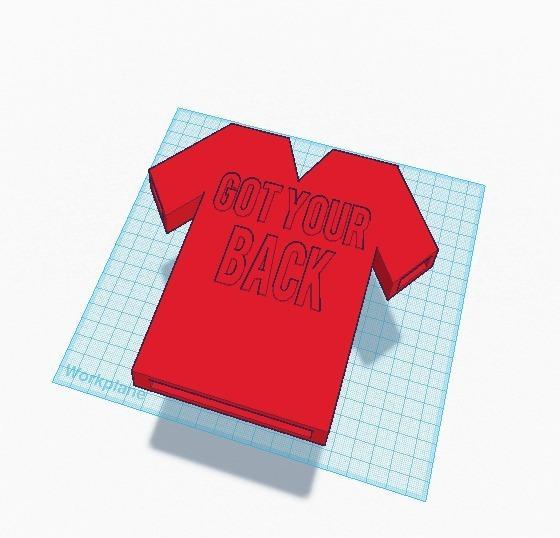 Got Your Back Low-Poly T-Shirt