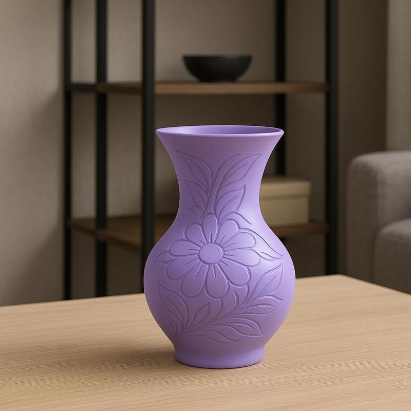 Decorative relief vase