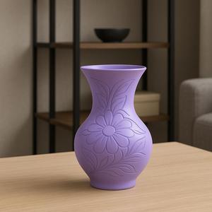 Decorative relief vase