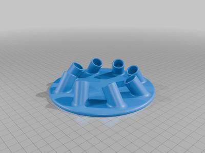 Hyperboloid pen holder