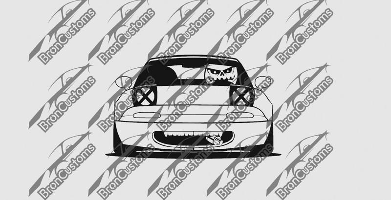 Mazda Spooky Miata Halloween