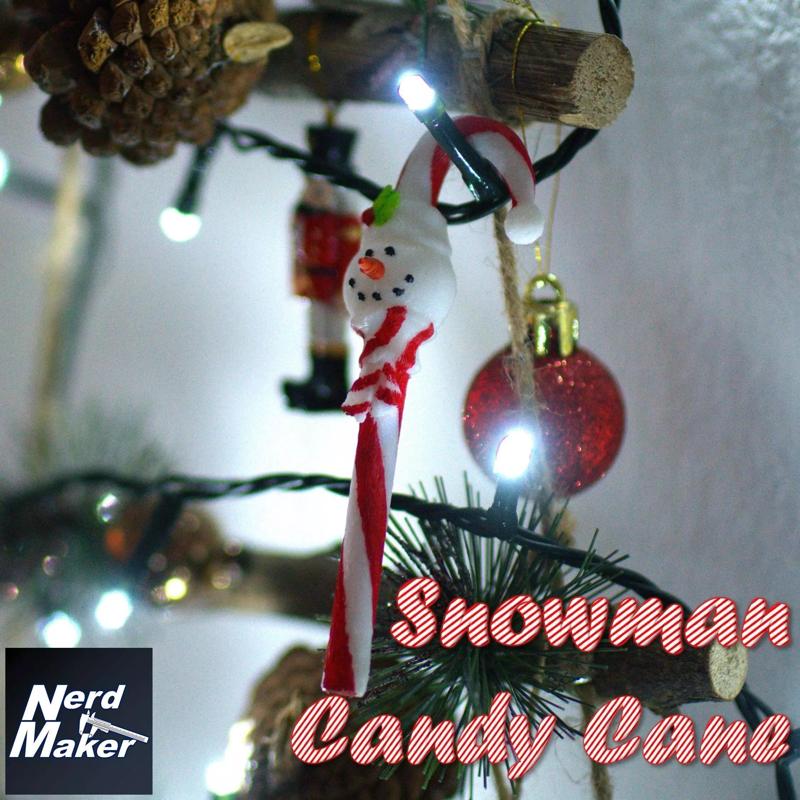 Snowman Candy Cane