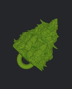 WEED BUD MARIJUANA BUD KEY CHAIN