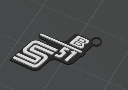 Simson S51 B key fob