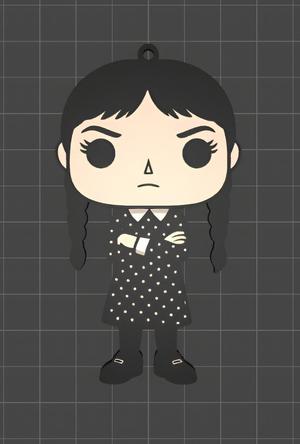 Wednesday keychain