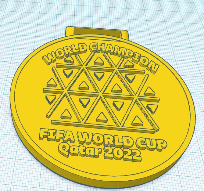 QATAR 2022 WORLD MEDAL