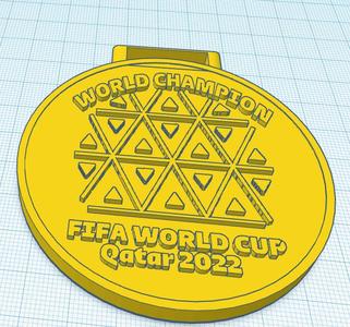 QATAR 2022 WORLD MEDAL
