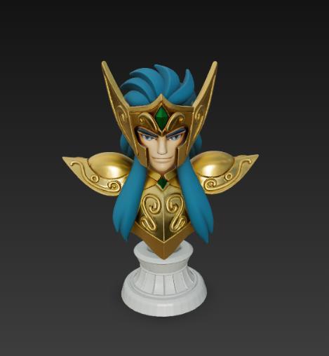 Saint Seiya Aqcuarius Camus Bust