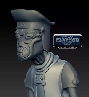 Star wars clone wars articulated  Captain MAR TUUK