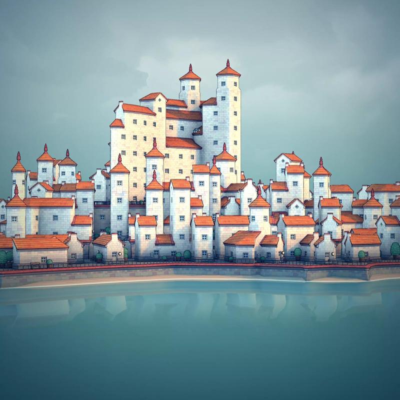 Town11 city on island