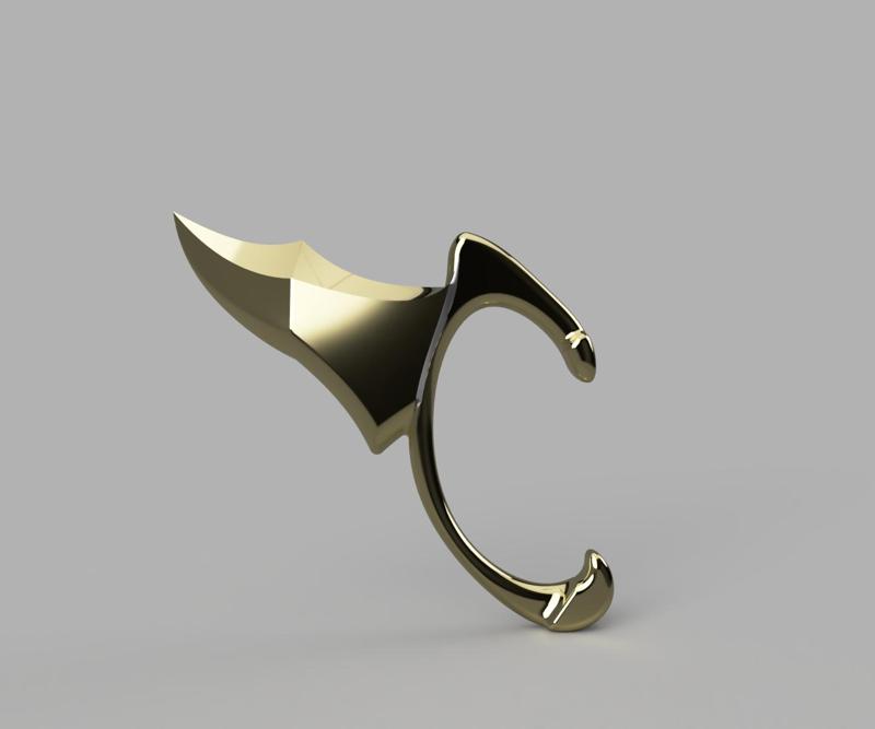 Rouge Redstar's Necklace and Communicator Ear Accessory from Metallic Rouge for Cosplay