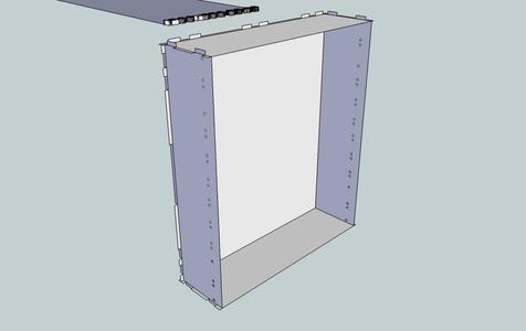 Eurorack Lasercut Case 84HP 11U 123mm