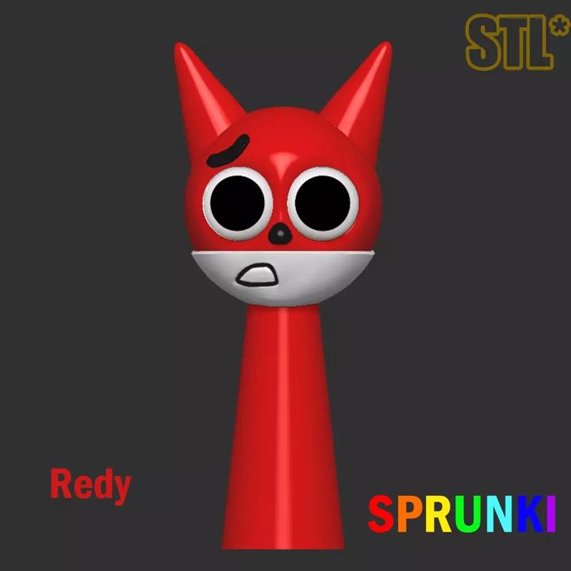 Sprunki Incredibox Redy Sprunki STL 3D Character Fanart