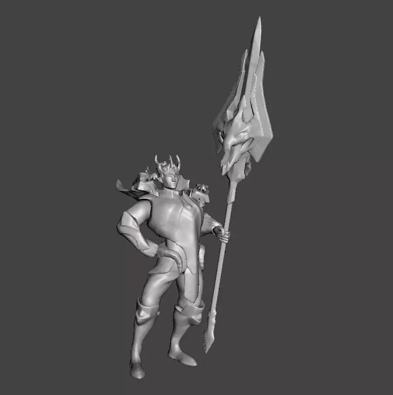 Worlds 2021 Jarvan IV 3D Model