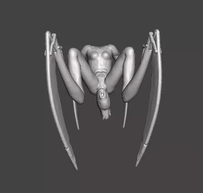 SH FEMALE NEEDLER MINIATURE MODEL HORROR FANTASY SCIFI GAMES RPG