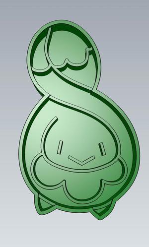 Amazing Pokemon Budew Cookie Cutter Stamp Cake Decorating