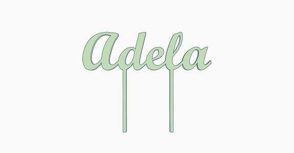 Adela Cake Topper