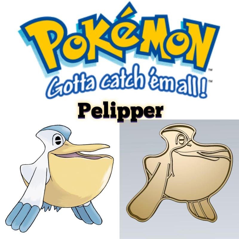 AMAZING POKEMON Pelipper COOKIE CUTTER STAMP CAKE DECORATING