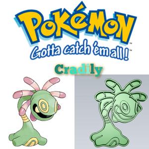 AMAZING POKEMON Cradily COOKIE CUTTER STAMP CAKE DECORATING