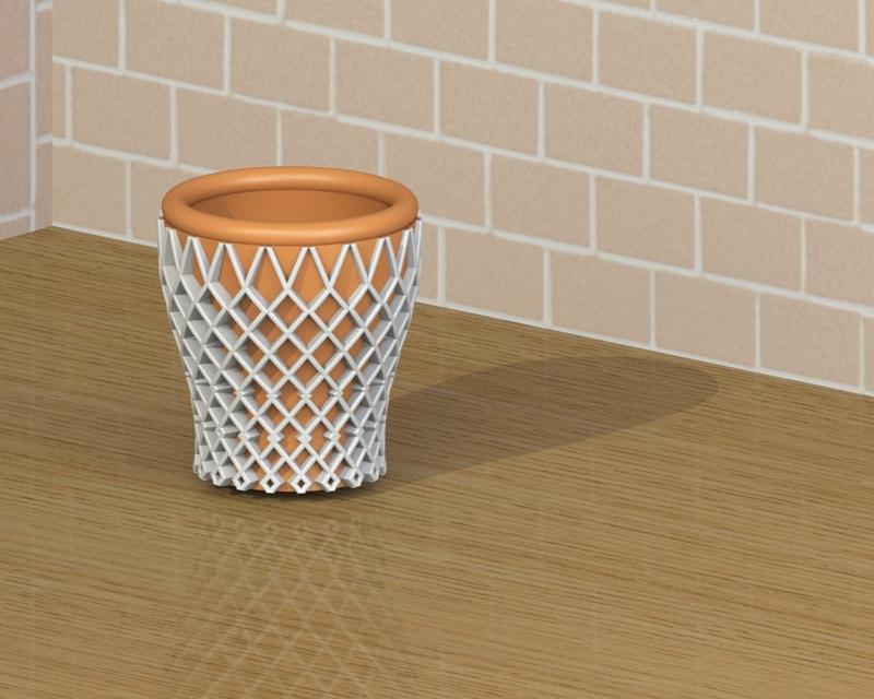 Basketball hoop matera (pot)