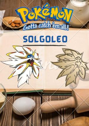AMAZING POKEMON solgaleo COOKIE CUTTER STAMP CAKE DECORATING