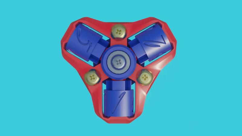 Mechanical Dice Geneve Fidget SPinner 3D Printable