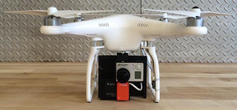 360° Video Drone Camera Mount for Two GoPros (Now Obsolete)