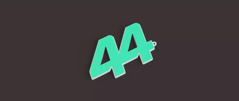 Lewis Hamilton no 44 F1 Keychain - 3D Printable Model