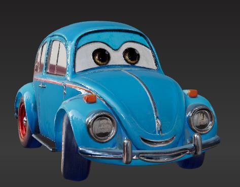 Blue Beetle - Cars Fan Art