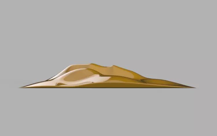 Desert Dunes 3D Printable Model