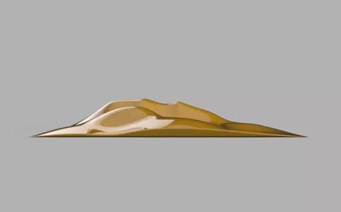 Desert Dunes 3D Printable Model