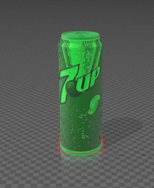 Can Nightlight Lithophanie 7up.