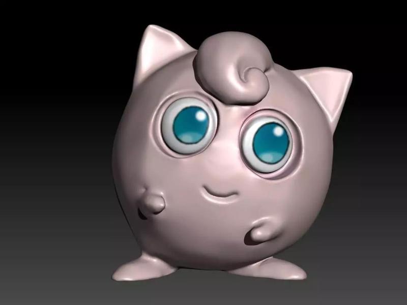 Jiggly Puff The Piggy Bank Includes A Screw Pokemon