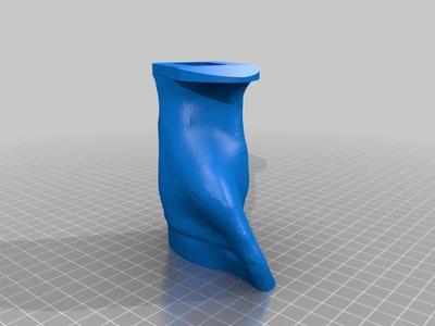 small right handed hand grip for Steyr lg110 air rifle